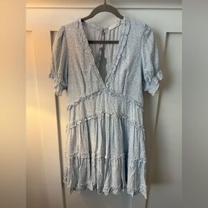 Altar'd State Blue Floral Dress